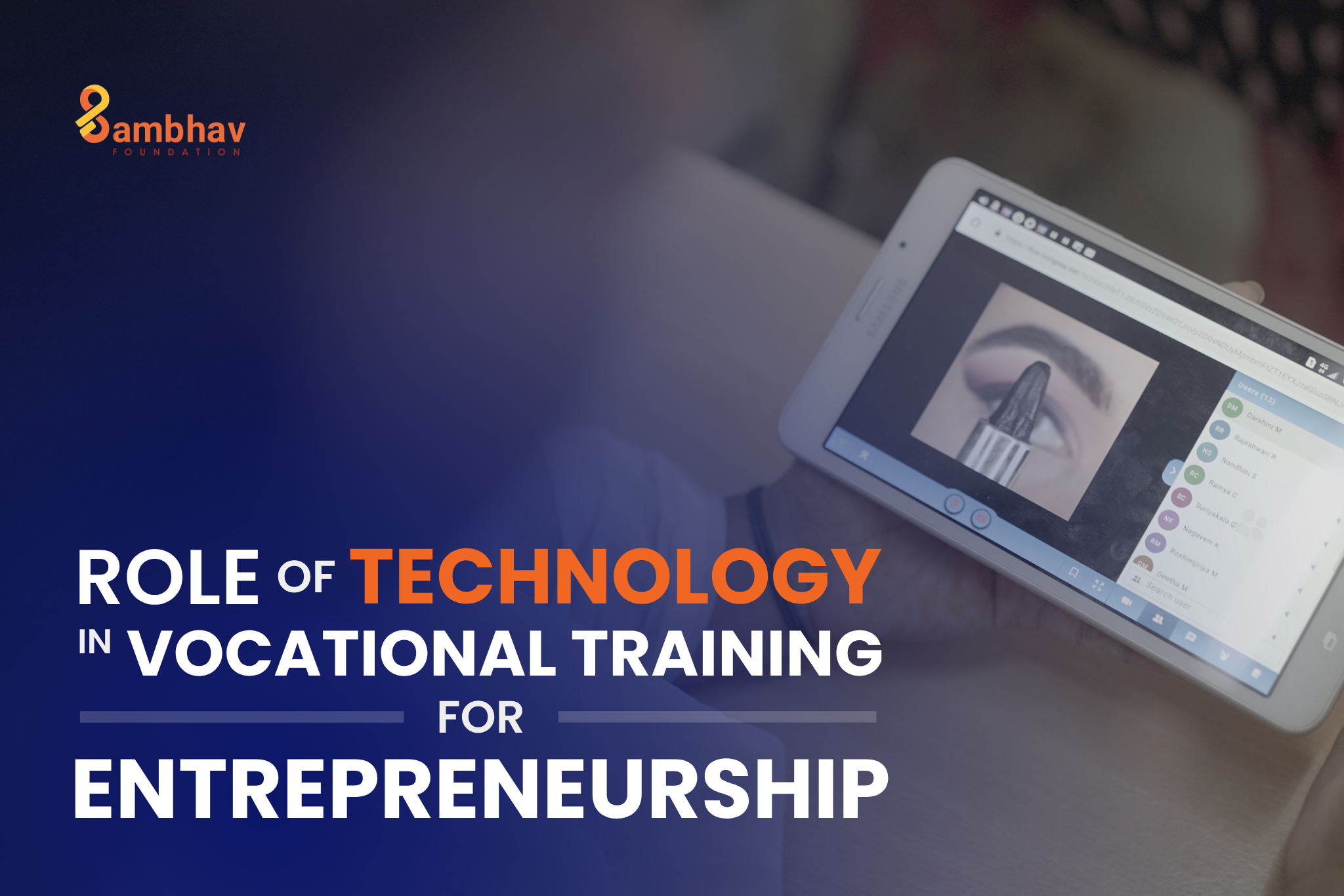 Role of Technology in Vocational Training for Entrepreneurship