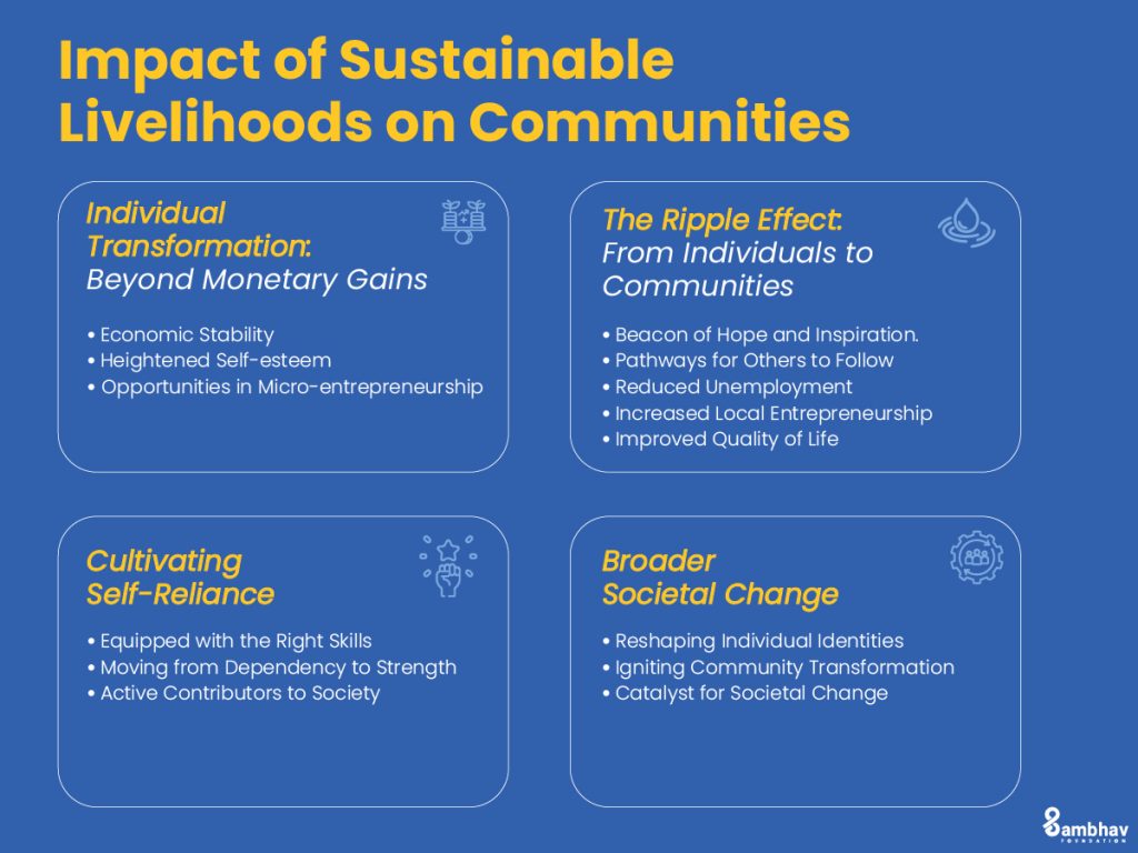 Impact of Sustainable Livelihoods on Communities